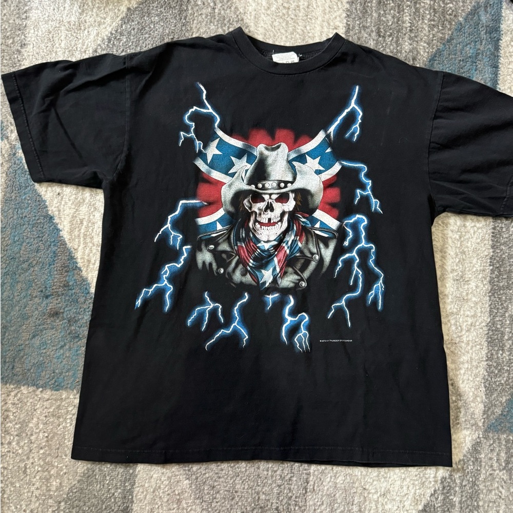 Vintage USA Thunder Skull Shirt
